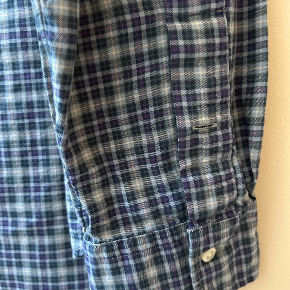 Polo by Ralph Lauren Men's Blue Plaid Shirt, size XL